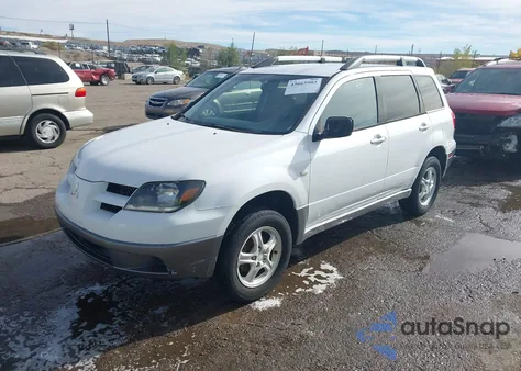 2004 Mitsubishi Outlander Ls из США, поврежденный, VIN JA4LZ31F54U058301